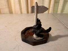 Figural Cast Iron Ashtray