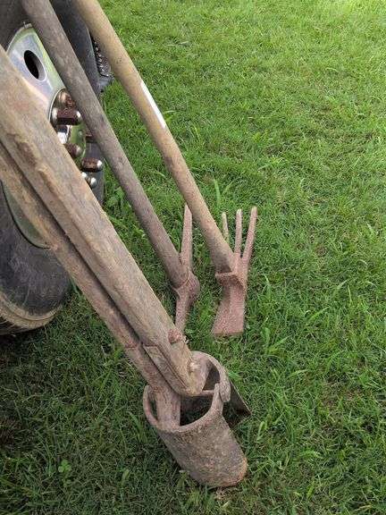 Vintage Post Hole Digger, Pickaxe and Pick Mattock