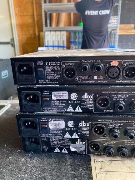 Lot of DBX Compressors: 1066 Compressor/Limiter/Gate & 1046 Quad Compressor/Limiter