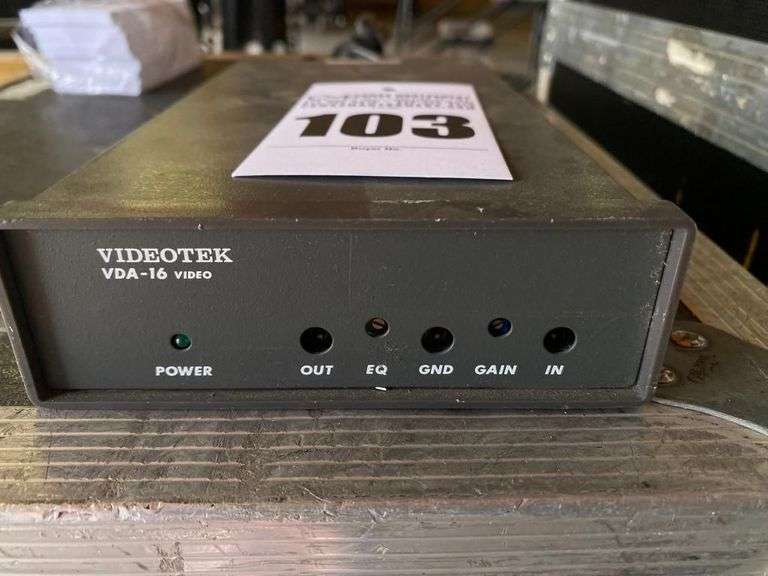 Videotek VDA-16 Video Distribution Amplifier