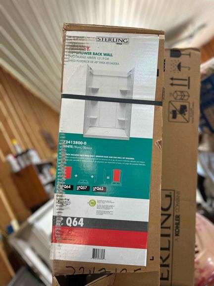 Kohler Sterling Shower Enclosure Back and Sides 48”x 34”