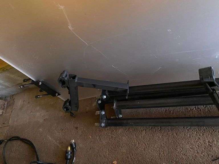 Large Plexi-Glass Doors with Pulley System to open