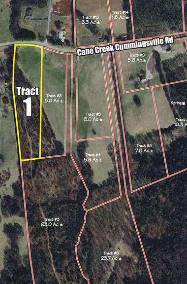 Tract 1: 5.4+/- Acres image