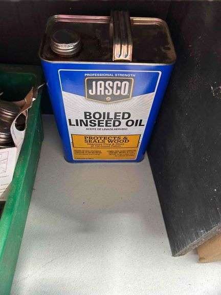 Full Can of Acetone and Boiled Linseed Oil , 1/2 Can Lacquer Thinner