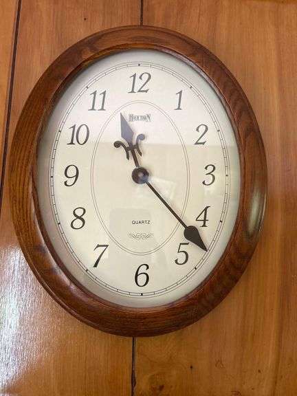 Wood Framed Wall Clock image