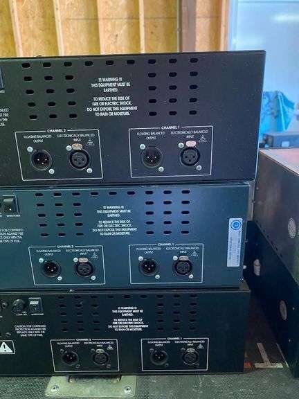 Lot of 3 BSS Audio FCS-960 Dual Mode Graphic Equalizers