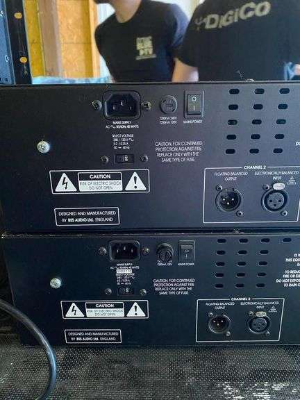Lot of 2 BSS FCS-960 Dual Mode Graphic Equalizers