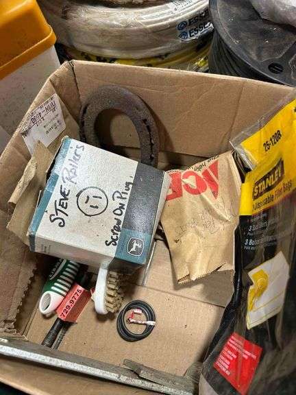 Box Of Drill Bits, Lights, Filters and More