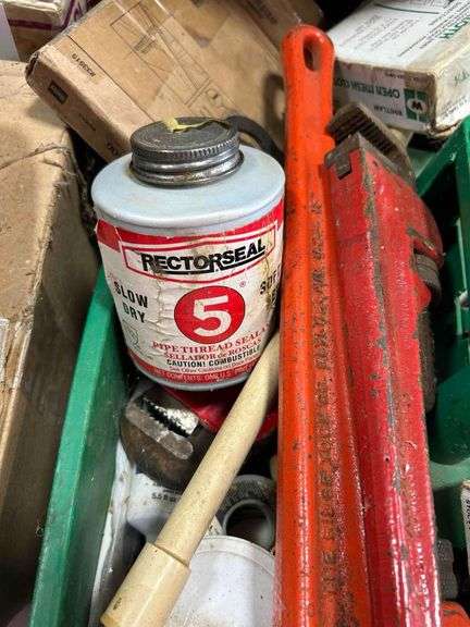 Box of Plumbing Supplies