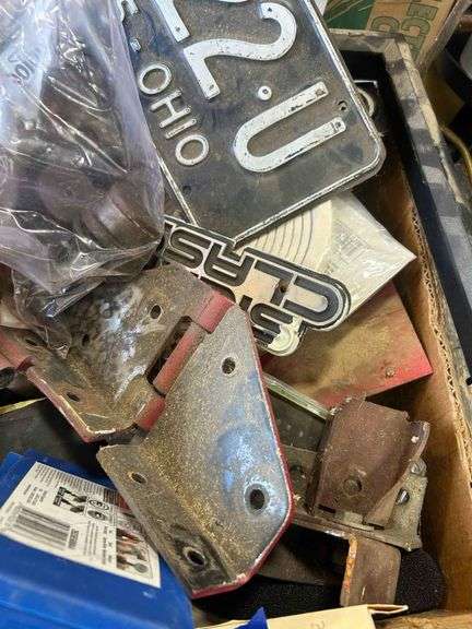Miscellaneous- License Plates, Hinges, Parts, Ect