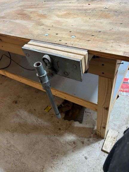 Work Table with 2 Drawers and Contents VERY HEAVY- 8’x4’x3’Tall
