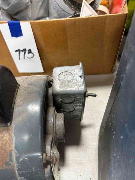 Vintage Motor with Buffing Wheel