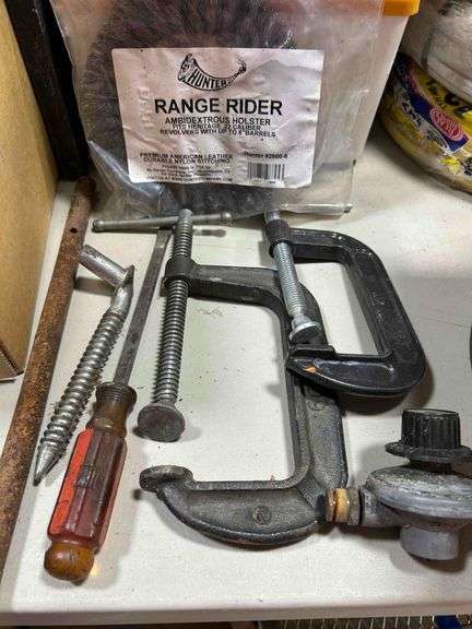 Tools, Clamps, Screwdriver, Holster etc