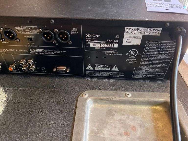 Denon DN-T625 CD Cassette Combo Deck