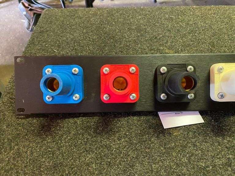 Custom Camlock Power Connector Panel