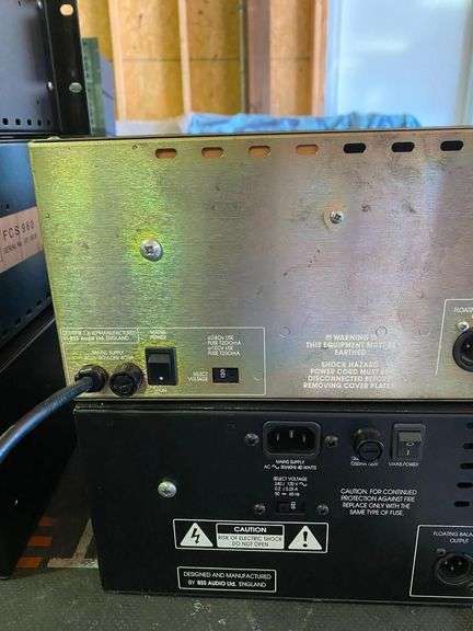 BSS FCS-960 Dual Mode Graphic Equalizers - Lot of 2