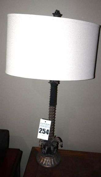 Tall Table Lamp with Shade  33"x11" image
