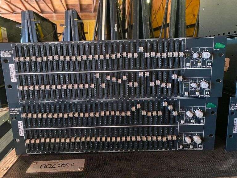 BSS FCS-960 Dual Mode Graphic Equalizers - Lot of 2