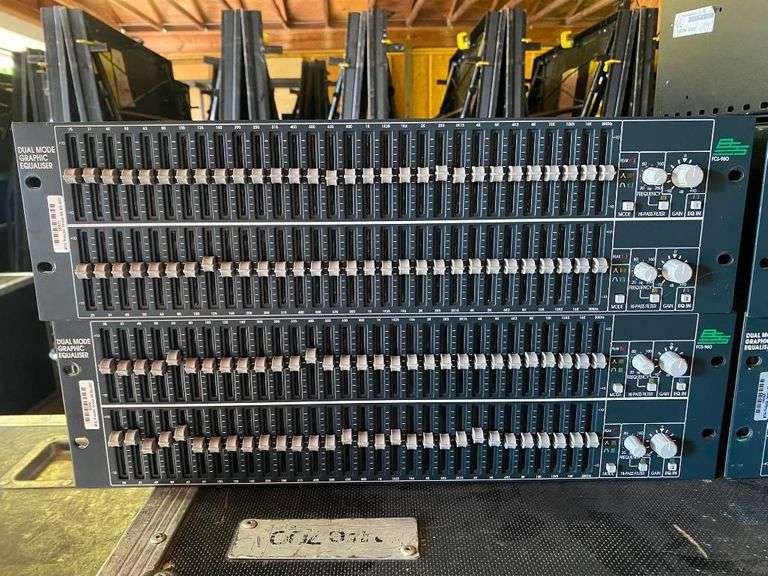 Lot of 2 BSS FCS-960 Dual Mode Graphic Equalizers