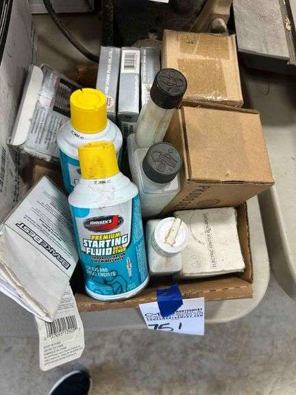 Miscellaneous- Starter Fluid, 4 Spark Plugs, Igniter
