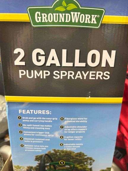 Box of 2- 2 Gallon Sprayers