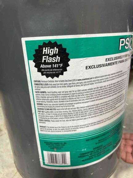 Partial Can of PSC 1000 Solvent