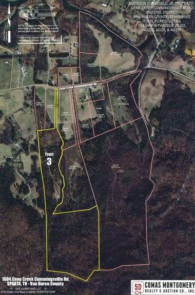 Tract 3: 62.41+/- Acres THIS TRACT IS SELLING BY THE ACRE