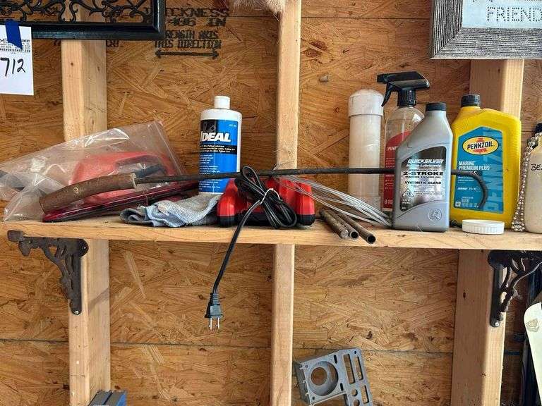 Salvage Lot- Shelf Contents- Bring Box