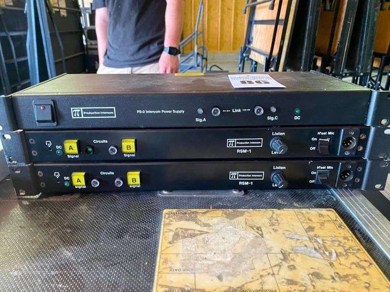 Production Intercom System with (2) RSM-1 Remote Stations & PS-2 Power Supply image