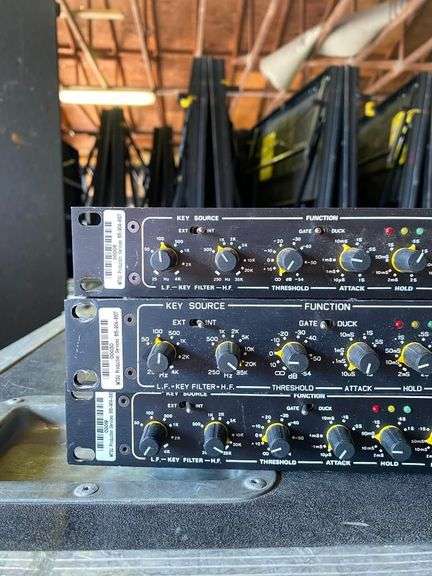 Lot of 3 Drawmer DS201 and DS201X Dual Gate Audio Processors