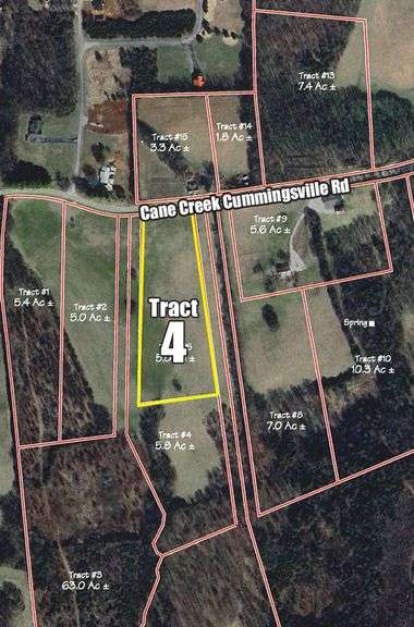 Tract 4: 5.8+/- Acres image