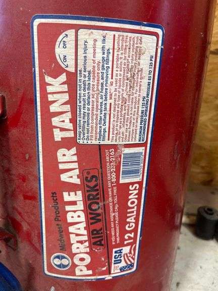 Portable Air Tank 12 Gallon