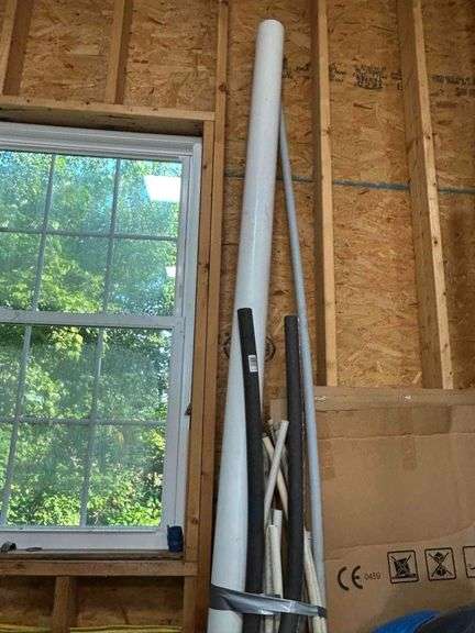 Salvage Lot- PVC Plumbing Pipes, Elbows and Joiners