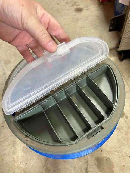 5 Gallon Fishing Bucket with Contents