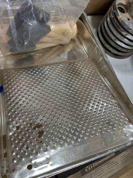3 Paint Pans, Sponges and Roller Cover