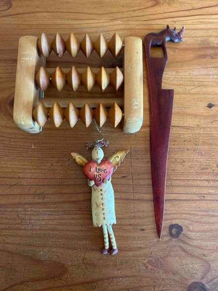 Foot Massager, Angel Ornament, Rhino Letter Opener image
