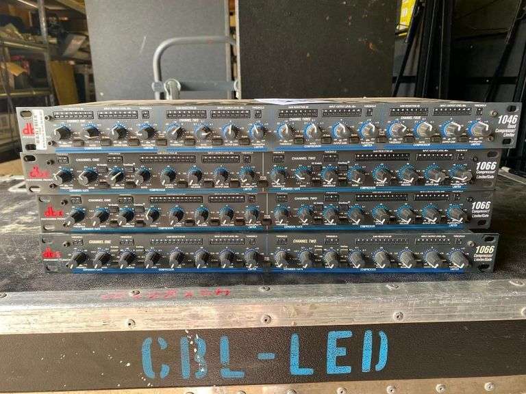 Lot of DBX Compressors: 1066 Compressor/Limiter/Gate & 1046 Quad Compressor/Limiter