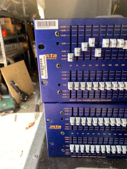 Pair of XTA GQ600 Dual Channel Graphic Equalizers