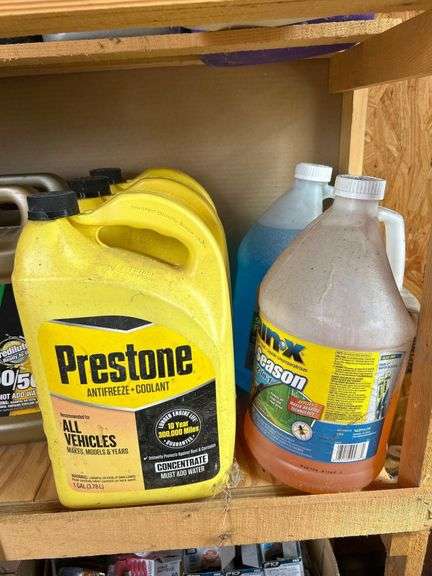 Salvage Lot - Motor Oil, Antifreeze, Washer Fluid