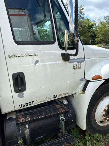 2007 International 4300 DT466 Chipper Truck 4X2- Electric Dump Bed, Southco Body- Bill of Sale