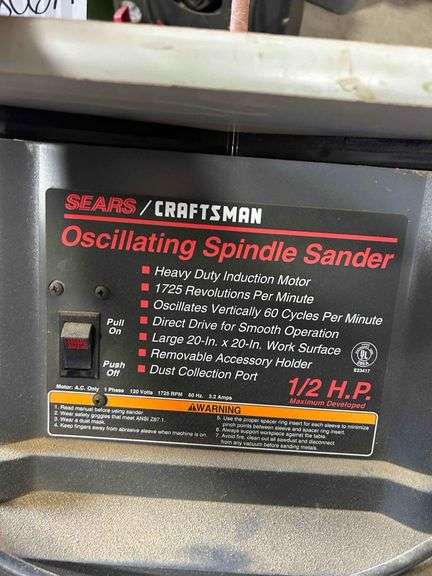 Sears Oscillating Spindle Sander
