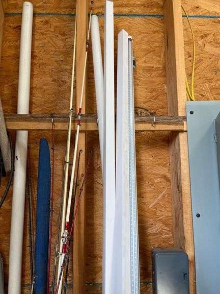 Left Front Corner - Fishing Poles, Light Strips, Wenches, Chain Links, Vinyl Upholstery and much More