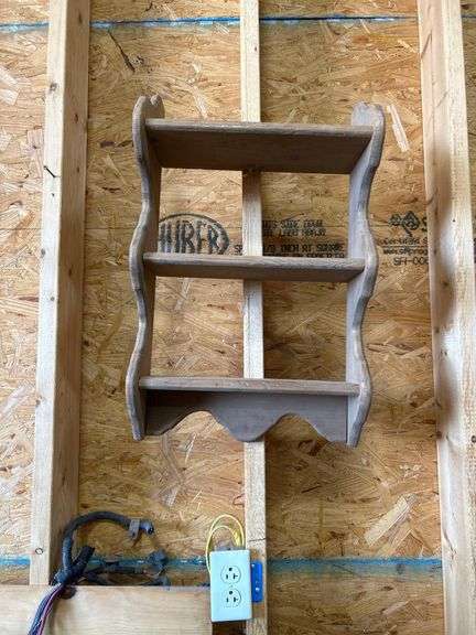 3 Tier Wood Shelf