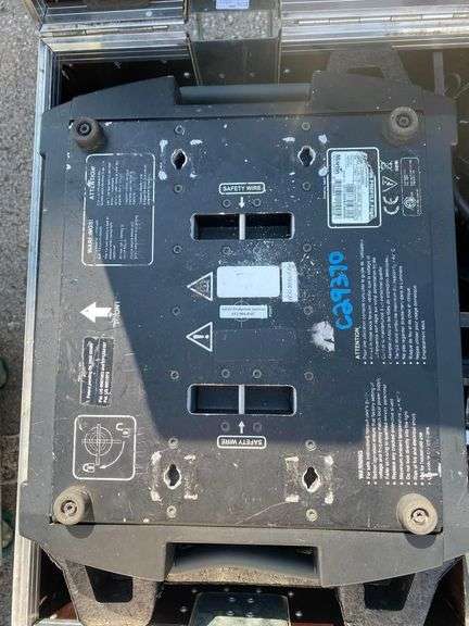 Two Martin MAC 700 Profile Flight Lights in Road Case