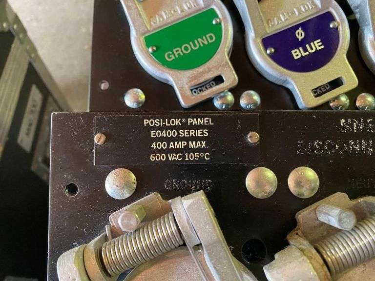 Crouse-Hinds Posi-Lok Panel, 400 Amp Max, EQ400 Series