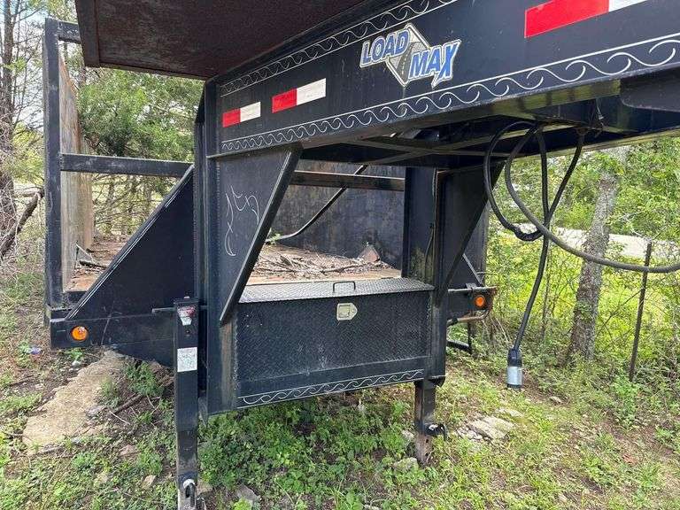 Load Max 20ft Hydraulic Dump Trailer Dual Tandem Axles- 8ft Wide ( Dump Bed just Needs Battery)- Bill of Sale