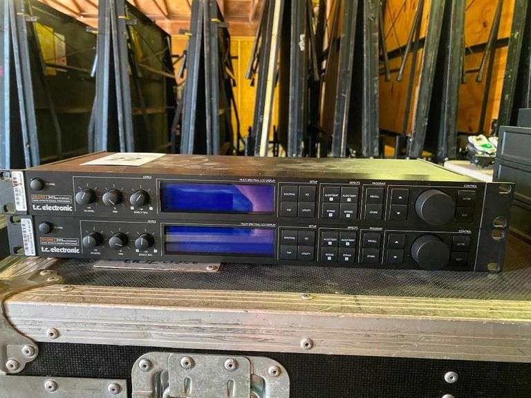 Two TC Electronic M-One XL Dual Effects Signal Processors