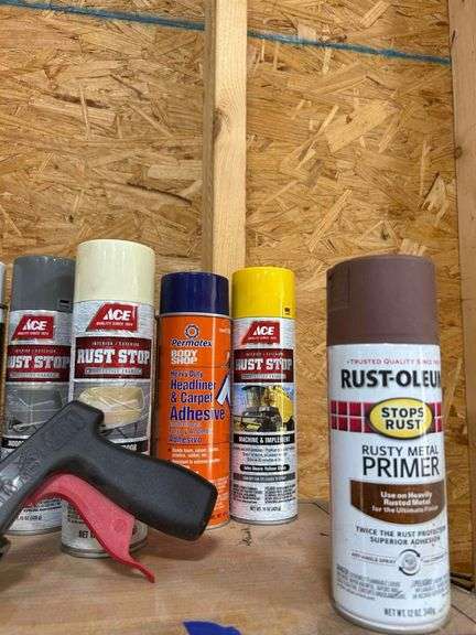 Salvage Lot-Top Shelf-  Spray Paint - Bring Box