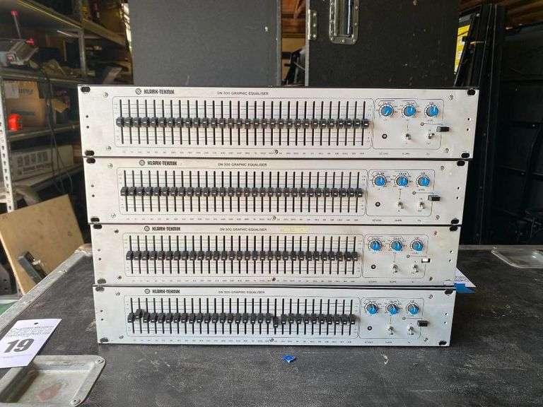 Kark-Teknik DN 300 Graphic Equalizers - Lot of 4
