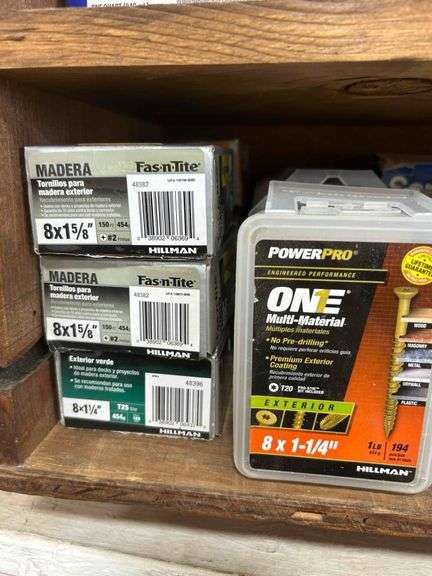 Salvage Lot- Nails And Screws- Bring Box